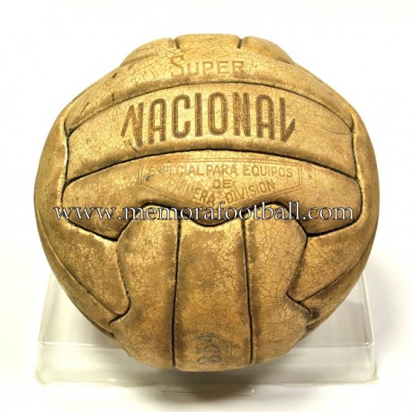 Balón "Super NACIONAL" Oficial Liga Española Primera División, años 60