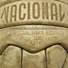 Balón "Super NACIONAL" Oficial Liga Española Primera División, años 60