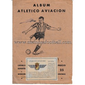 "ATLÉTICO AVIACIÓN" 1940s football card album