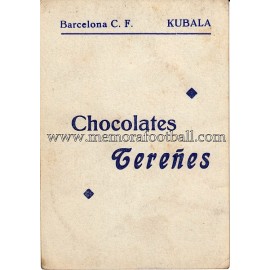 "KUBALA" Barcelona C.F. 1950-1952 card